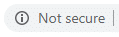 Not secure SSL certification