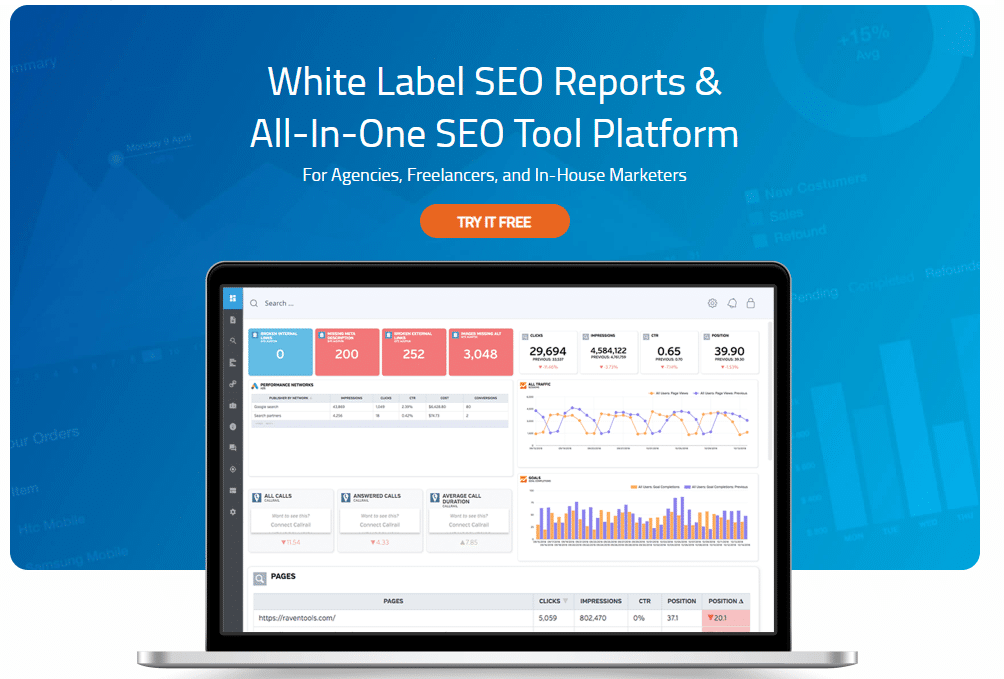 SEO audit tools Raven Tools