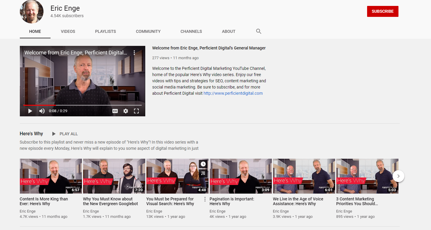 Free SEO Training Courses - Eric Enge