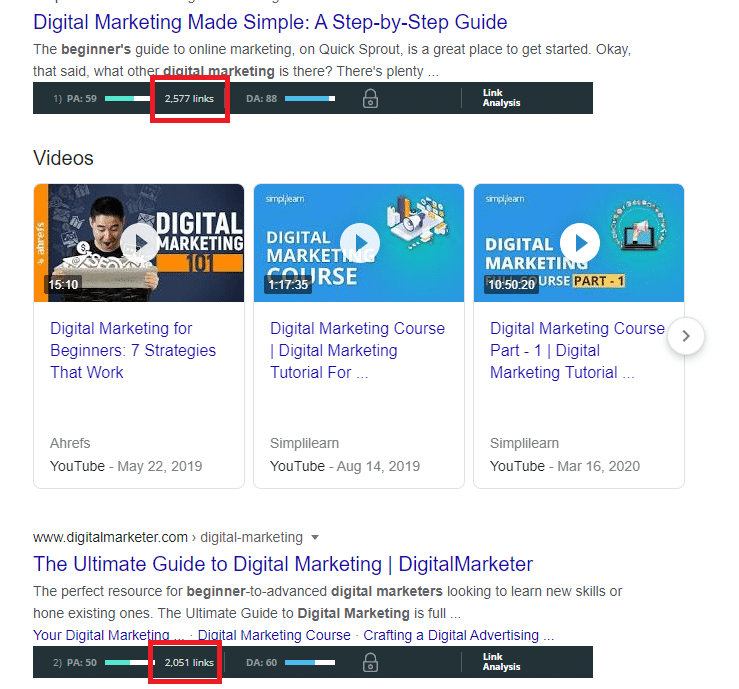 Building backlinks 