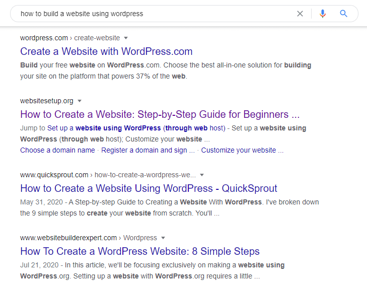 Importance of optimised content