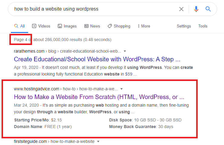 Content optimisation