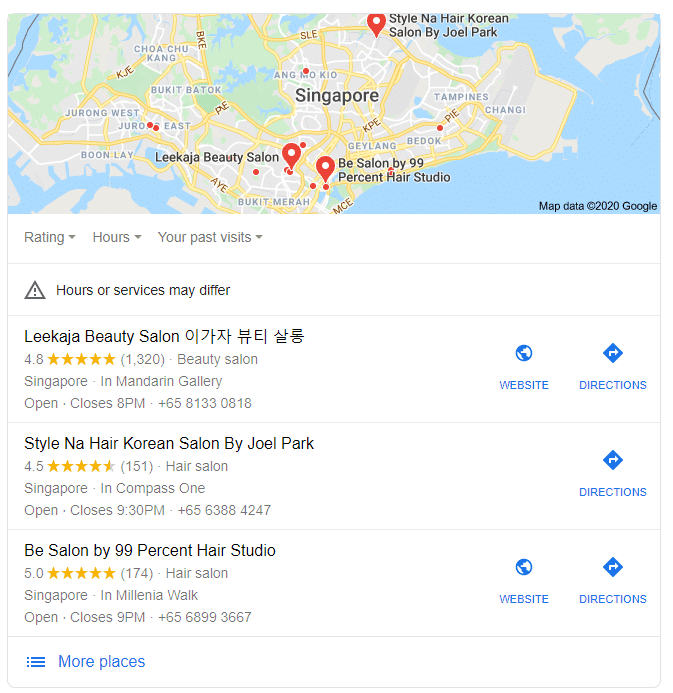 Google my business