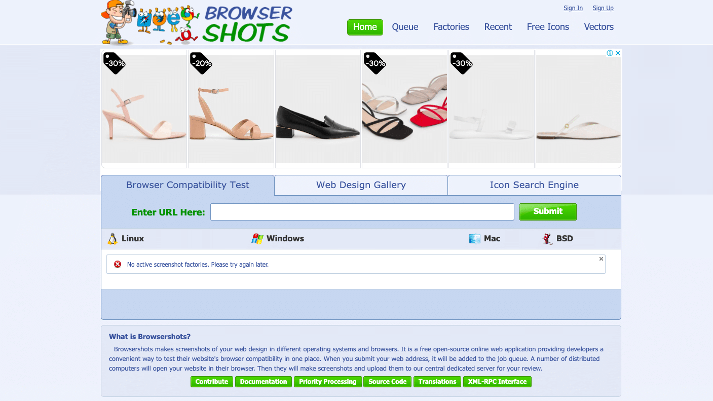 Browsershots