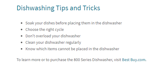 Bad example of seo content optimisation