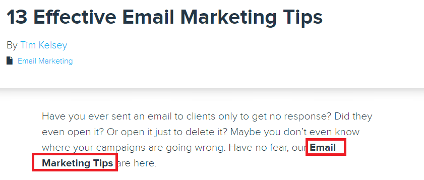 SEO content marketing tips