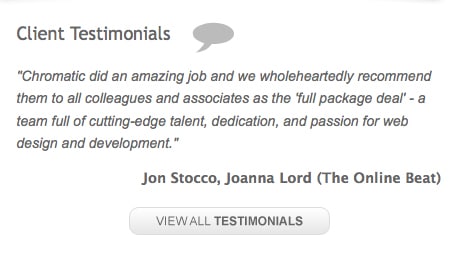 Textual testimonial