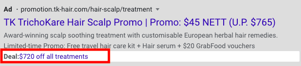 Google Ads Promotion Extension