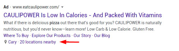 Affiliate location extensions 