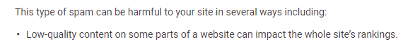 are blog comment spam for seo