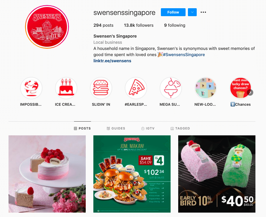 social media marketing singapore swensons