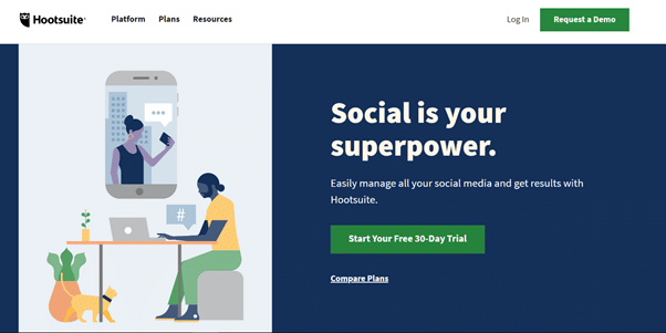 social media scheduling tool hootsuite