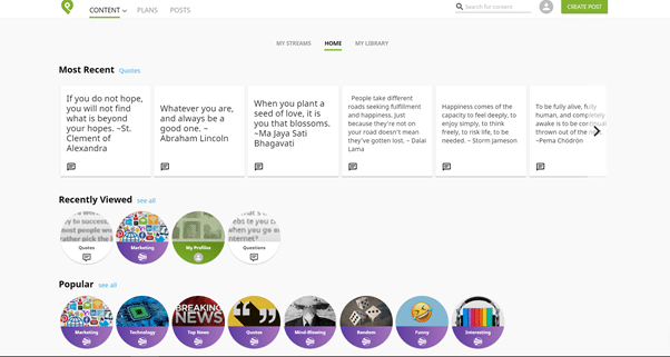post planner dashboard