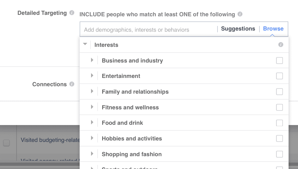 language targeting option facebook