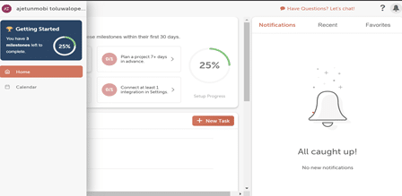 how co-schedule dashboard looks like