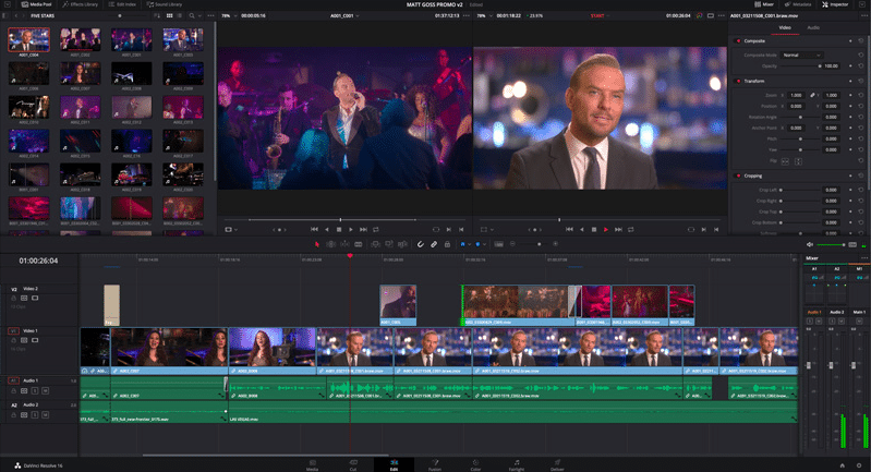 desktop video editing app