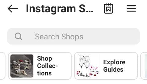 instagram shop