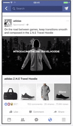 facebook collection ad specs