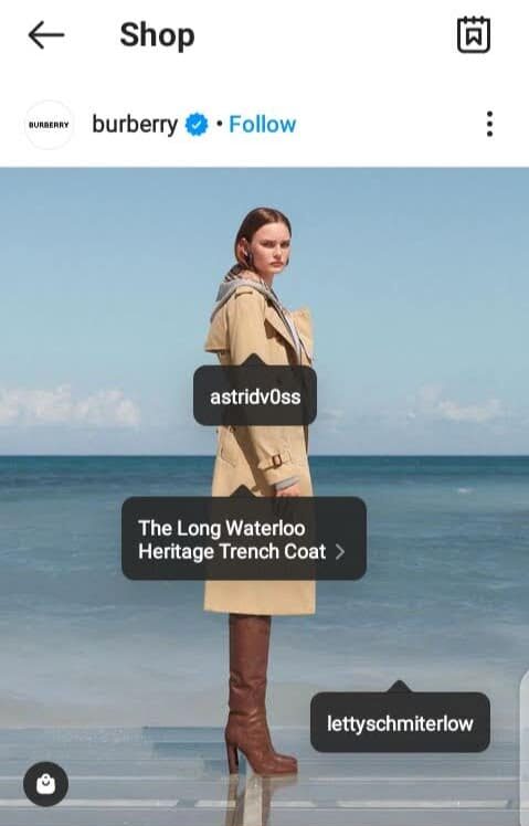 instagram product tags
