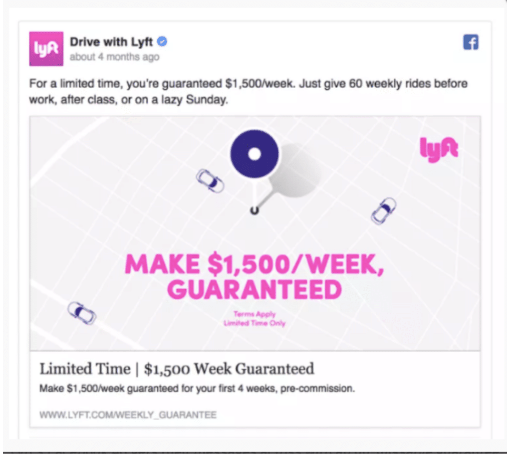 facebook ad copy