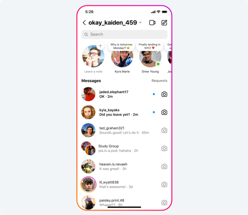 Instagram-notes